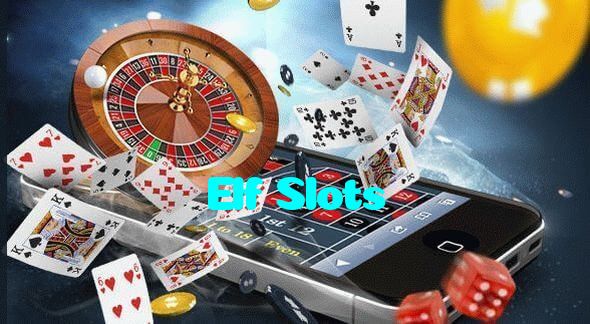 Elf Slots casino presented on mobile device in Pakistan with slots and live games